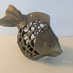 Brass Koi Fish Lantern